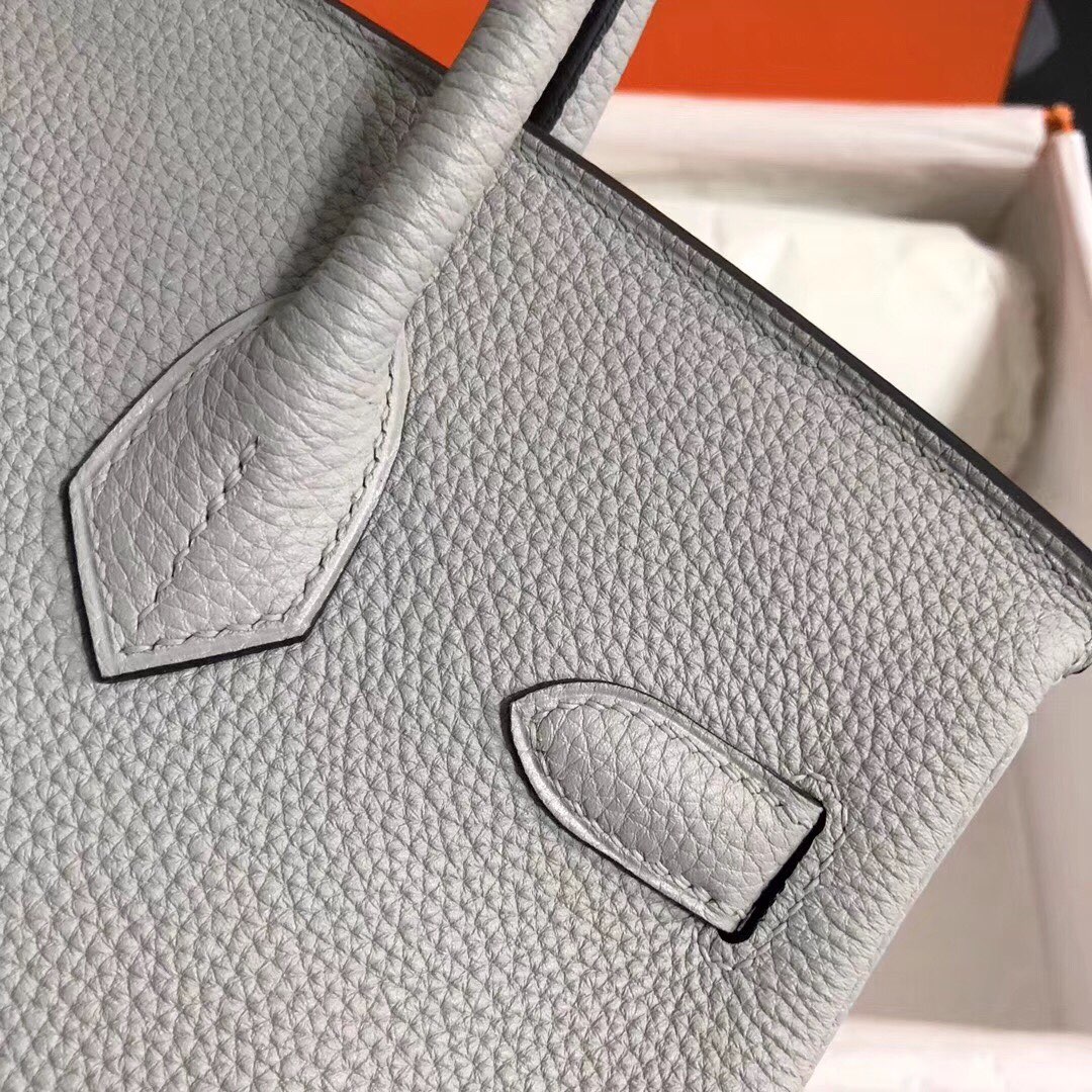 Hermes Birkin 35CM Togo Leather Handbag Grey